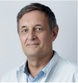 Portrait de Frédérie Huet, Chef du service de pédiatrie multidisciplinaire
Coordinateur du pôle de pédiatrie au CHU de Djion
Président de la Société Française du Dépistage Néonatal