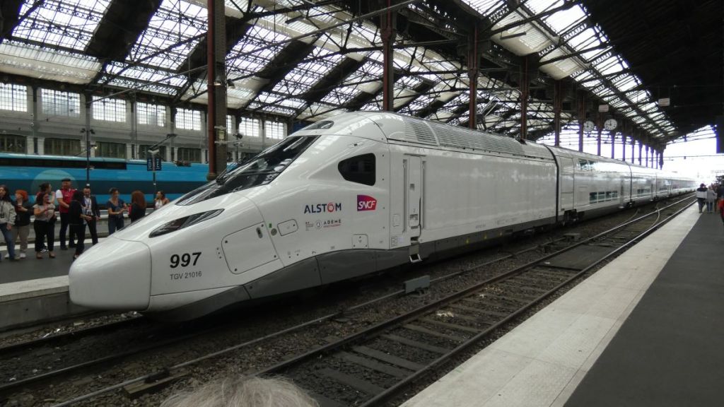 Un TGV M gare de Lyon
