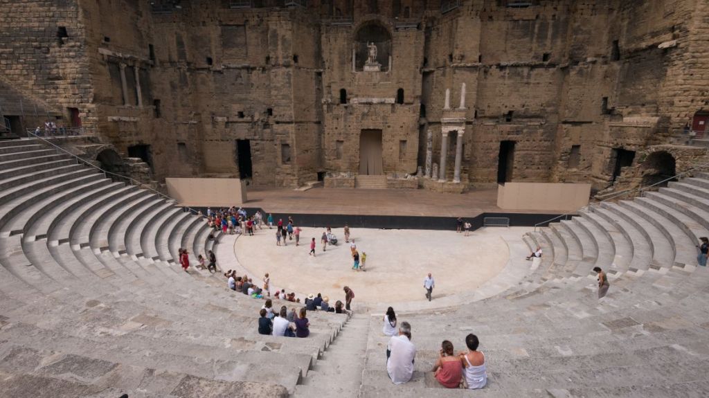 Le théâtre antique d'Orange.