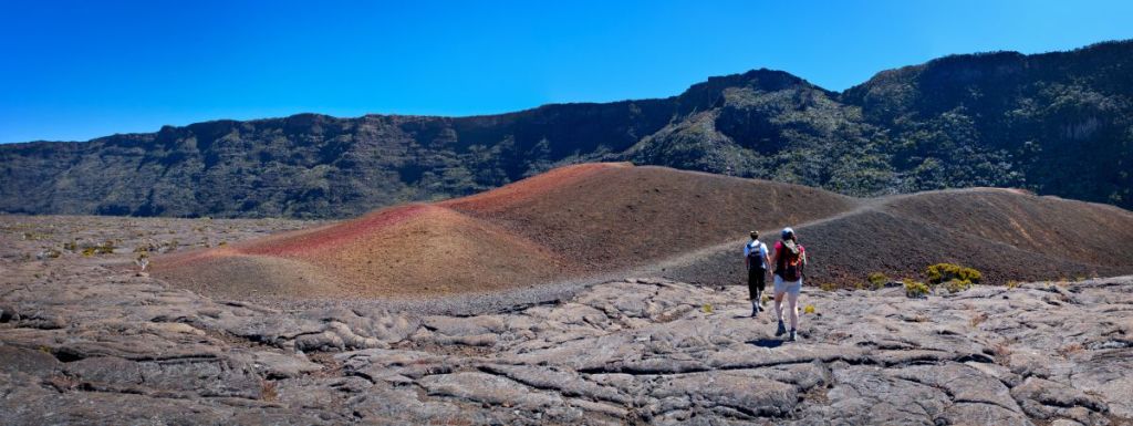 Le Piton de la Fournaise, à la Réunion.