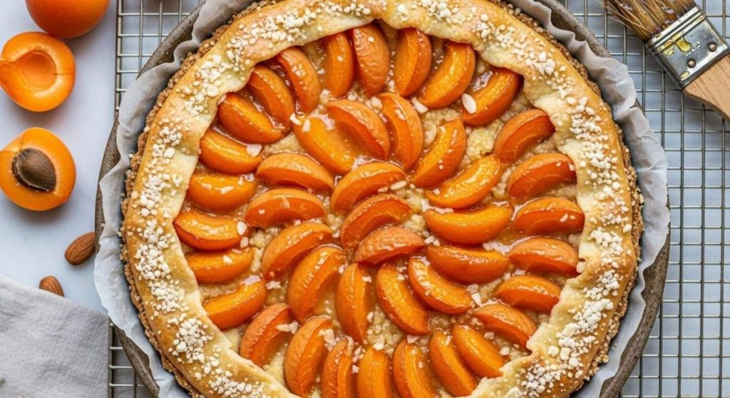 Tarte aux abricots et aux amandes
