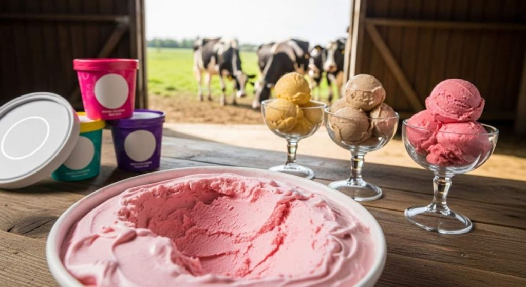 Glaces de la ferme