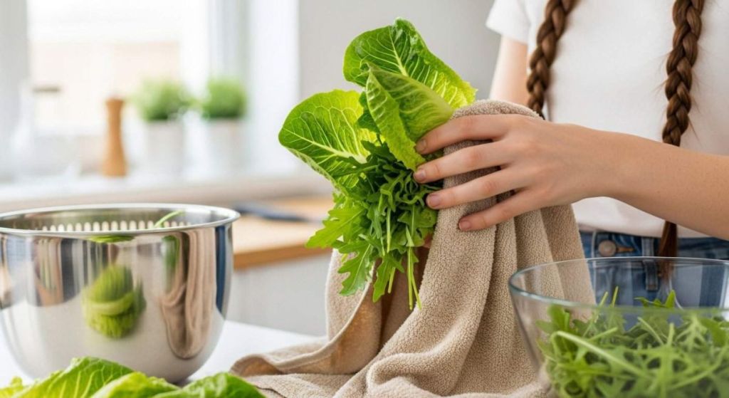 Astuce salade flétrie