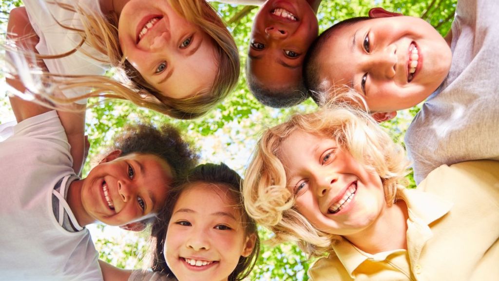 Des enfants qui ont le sourire !