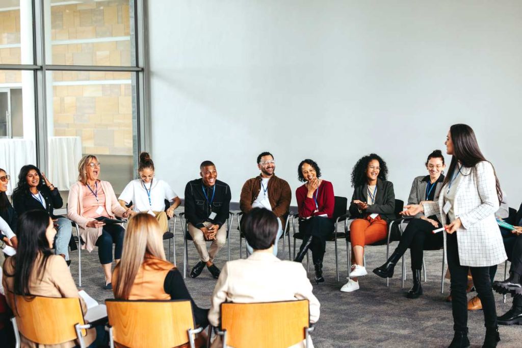 Formation à la prise de parole en public / crédit photo : Jacob Lund via Adobe Stock