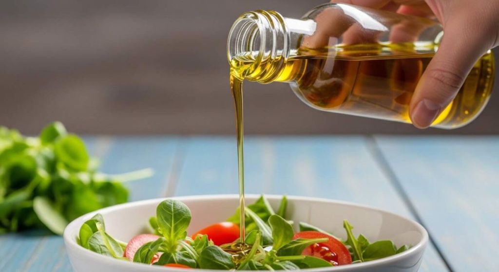 Huile anti rides salade