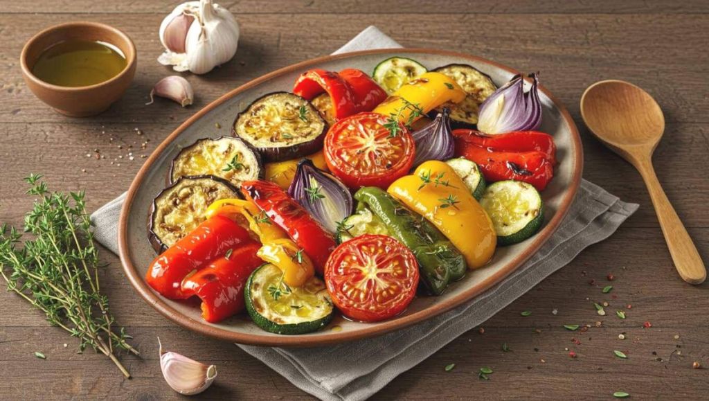 Escalivade : aubergines, poivrons, tomates
