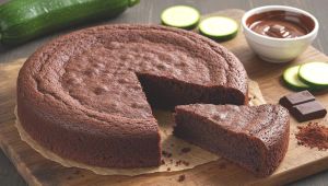 Gâteau chocolat courgette