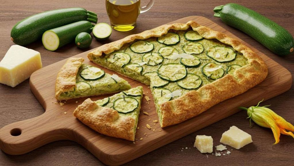 Scarpaccia de courgettes
