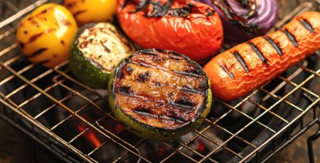 Légumes grillés au barbecue - crédit photo : whitestorm via Adobe Stock
