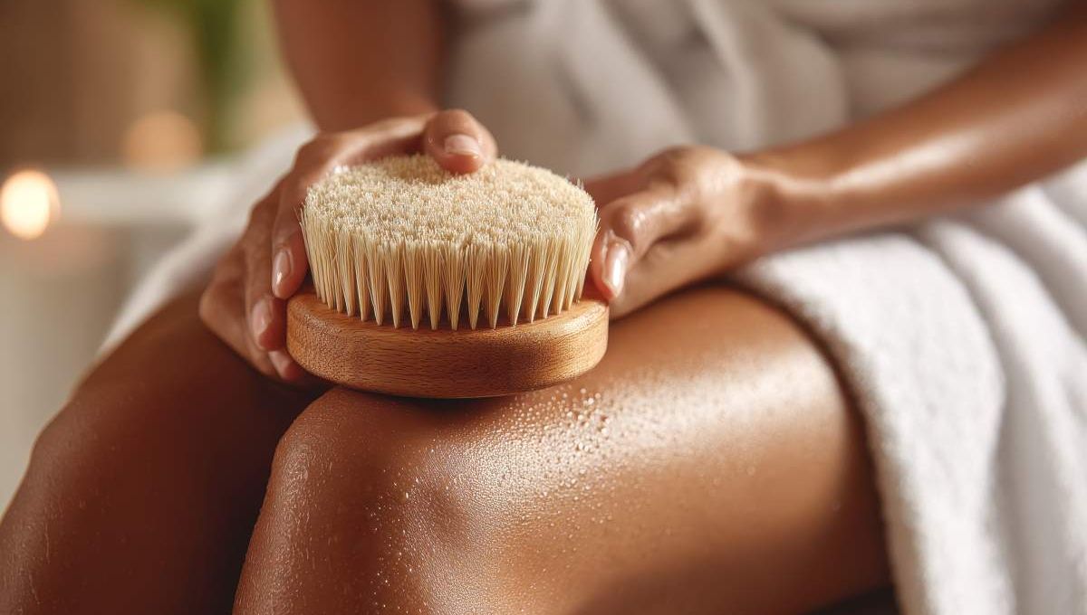 Femme qui tient une brosse - crédit photo : whitestorm via Adobe Stock