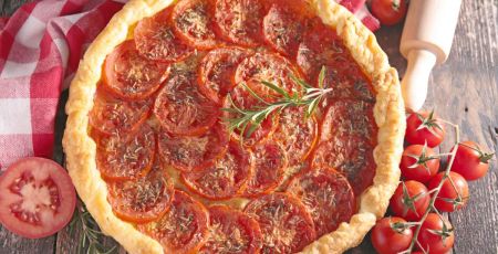 Tarte tomate croustillante