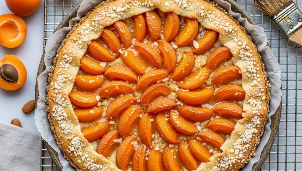 Tarte aux abricots et aux amandes