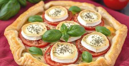 Tarte chèvre tomate