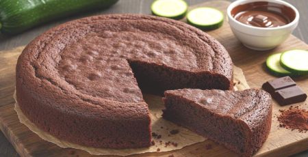 Gâteau chocolat courgette