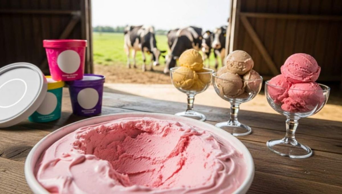 Glaces de la ferme