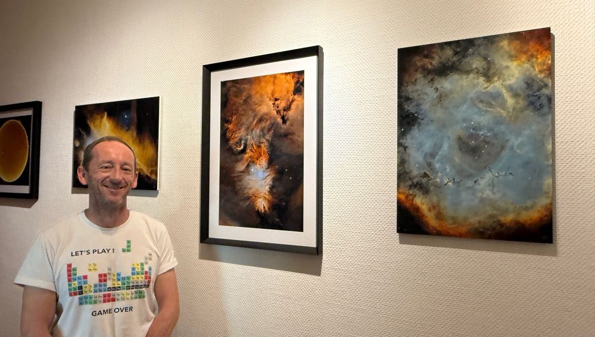 Greg prend en photo les étoiles depuis le centre-ville de Strasbourg
