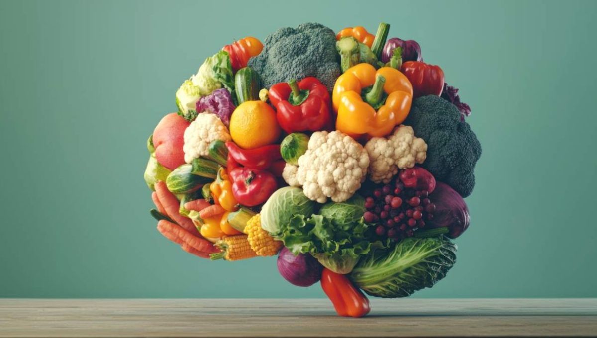 Cerveau fait de légumes - crédit photo : Sim via Adobe Stock