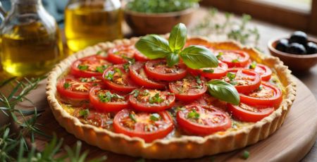 Tarte à la tomate