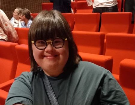 Jeanne au cinéma pour la projection de Karaté Kid avec Access Job