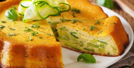 Flan de courgette