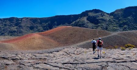 Le Piton de la Fournaise, à la Réunion.