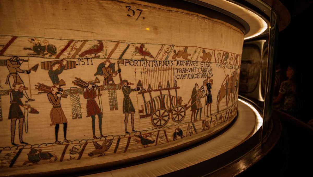 Une partie de la tapisserie de Bayeux