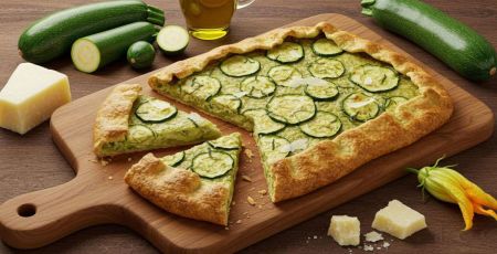 Scarpaccia de courgettes