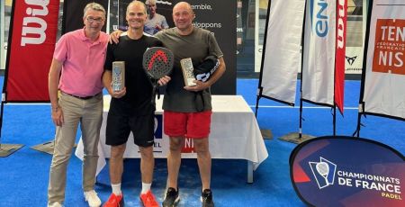 Petit cours de padel avec le champion de France des plus de 45 ans
