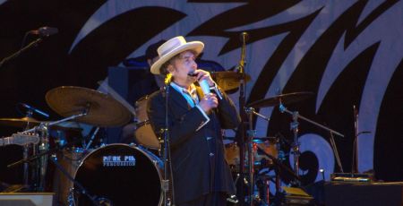 Bob Dylan en concert.