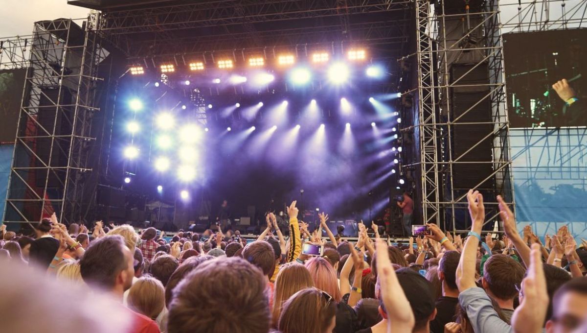 Les spectateurs devant u concert